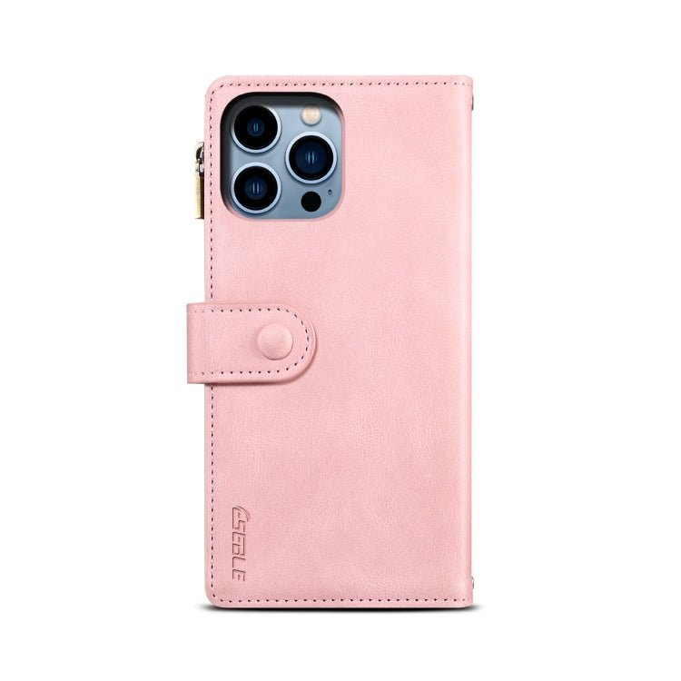 For iPhone 16 Pro Max ESEBLE Retro Frosted RFID Flip Leather Phone Case(Rose Gold) - iPhone 16 Pro Max Cases by ESEBLE | Online Shopping South Africa | PMC Jewellery | Buy Now Pay Later Mobicred