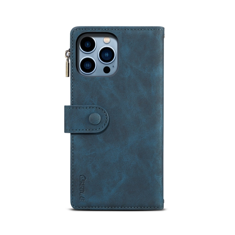 For iPhone 16 Pro Max ESEBLE Retro Frosted RFID Flip Leather Phone Case(Dark Green) - free shipping - PMC TechLife - Order now!