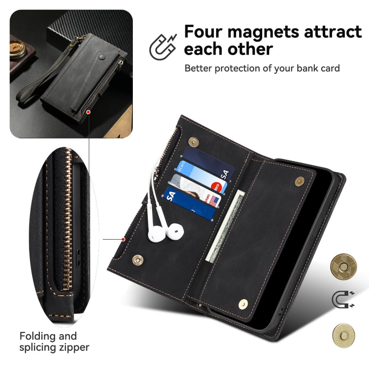 For iPhone 16 Pro ESEBLE Retro Frosted RFID Flip Leather Phone Case(Black) - iPhone 16 Pro Cases by ESEBLE | Online Shopping South Africa | PMC TechLife | Buy Now Pay Later Mobicred