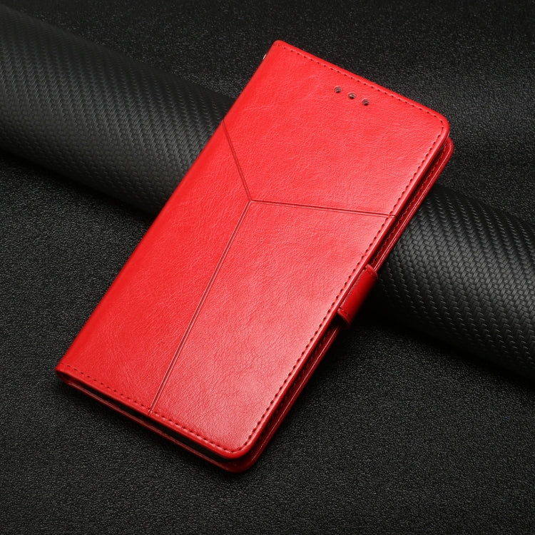 For Google Pixel 9 Pro Y-shaped Pattern Flip Leather Phone Case(Red) - Google Cases by PMC TechLife | Online Shopping South Africa | PMC TechLife | Buy Now Pay Later Mobicred