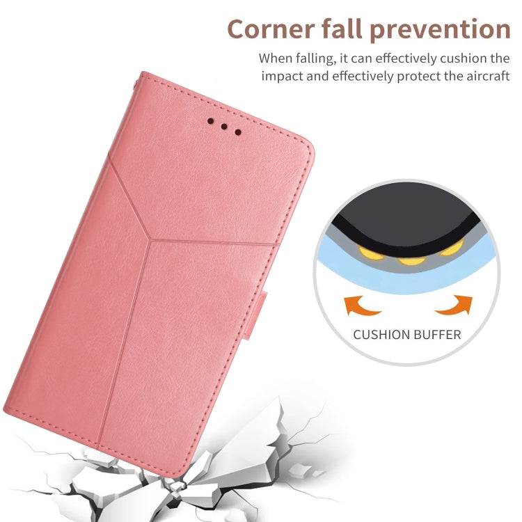 For Google Pixel 9 Pro Y-shaped Pattern Flip Leather Phone Case(Pink) - Google Cases by PMC TechLife | Online Shopping South Africa | PMC TechLife | Buy Now Pay Later Mobicred
