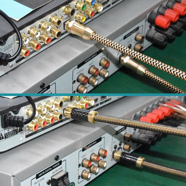 25m EMK OD6.0mm Gold-plated TV Digital Audio Optical Fiber Connecting Cable - free shipping - PMC Jewellery - Order now!