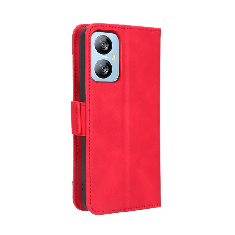 For Blackview A52 / A52 Pro Skin Feel Calf Texture Card Slots Leather Phone Case(Red) - More Brand by PMC TechLife | Online Shopping South Africa | PMC TechLife