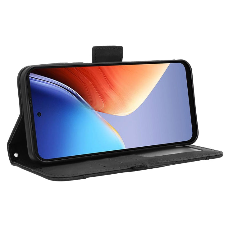 For Blackview A96 Skin Feel Calf Texture Card Slots Leather Phone Case(Black) - More Brand by PMC TechLife | Online Shopping South Africa | PMC TechLife