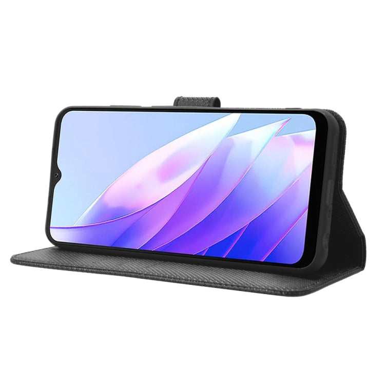 For Blackview A52 / A52 Pro Diamond Texture Leather Phone Case(Black) - More Brand by PMC TechLife | Online Shopping South Africa | PMC TechLife