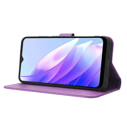 For Blackview A52 / A52 Pro Diamond Texture Leather Phone Case(Purple) - More Brand by PMC Jewellery | Online Shopping South Africa | PMC Jewellery