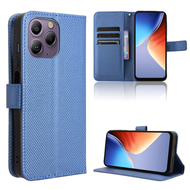For Blackview A96 Diamond Texture Leather Phone Case(Blue) - More Brand by PMC TechLife | Online Shopping South Africa | PMC TechLife