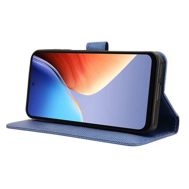 For Blackview A96 Diamond Texture Leather Phone Case(Blue) - More Brand by PMC TechLife | Online Shopping South Africa | PMC TechLife