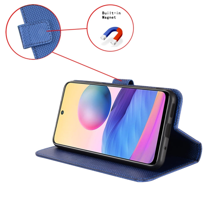 For Blackview A96 Diamond Texture Leather Phone Case(Blue) - More Brand by PMC TechLife | Online Shopping South Africa | PMC TechLife