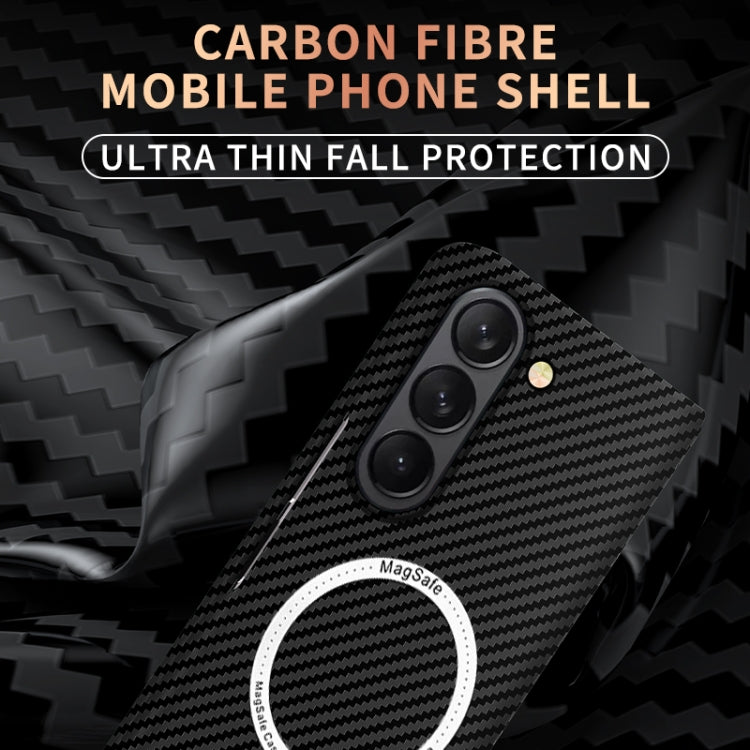 For Samsung Galaxy Z Fold5 Carbon Fiber Texture MagSafe Magnetic Phone Case(Red) - free shipping - PMC TechLife - Order now!