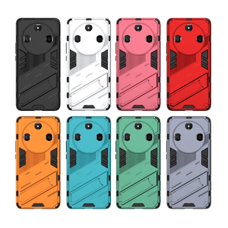 For Honor X50 5G Global / X9B Punk Armor 2 in 1 PC + TPU Phone Case with Holder(Green) - Honor Cases by PMC TechLife | Online Shopping South Africa | PMC TechLife | Buy Now Pay Later Mobicred