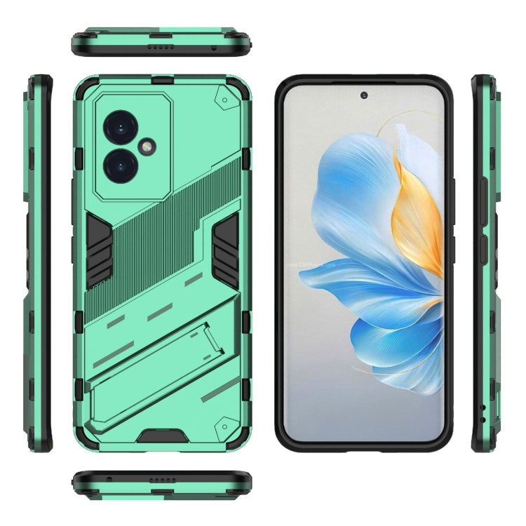 For Honor 100 5G Punk Armor 2 in 1 PC + TPU Phone Case with Holder(Green) - free shipping - PMC TechLife - Order now!