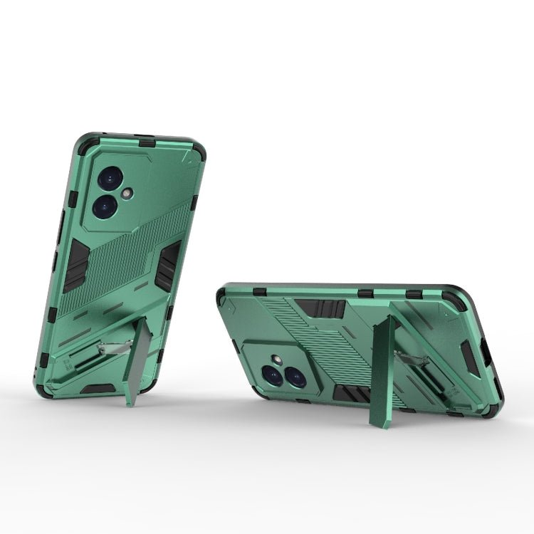For Honor 100 5G Punk Armor 2 in 1 PC + TPU Phone Case with Holder(Green) - free shipping - PMC TechLife - Order now!