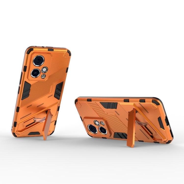 For Honor 90 GT 5G Punk Armor 2 in 1 PC + TPU Phone Case with Holder(Orange) - Honor Cases by PMC Jewellery | Online Shopping South Africa | PMC Jewellery | Buy Now Pay Later Mobicred