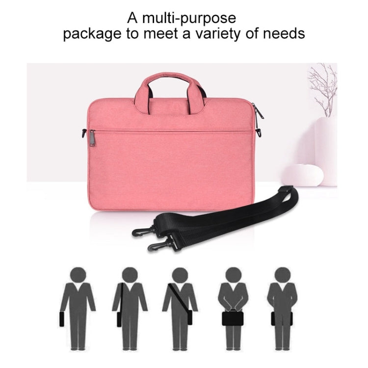 For 15.6 inch ST01S Waterproof Oxford Laptop Diagonal Shoulder Handbag(Light Grey) - free shipping - PMC Jewellery - Order now!
