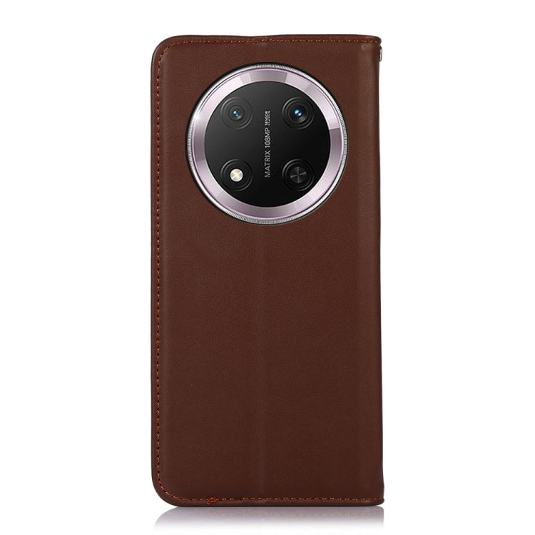 For Honor X9c 5G Global KHAZNEH Nappa Top Layer Cowhide Leather Phone Case(Brown) - Honor Cases by PMC TechLife | Online Shopping South Africa | PMC TechLife | Buy Now Pay Later Mobicred