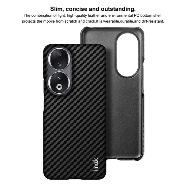For Honor 90 5G imak Ruiyi Series PU + PC Phone Case(Carbon Fiber Texture) - Honor Cases by imak | Online Shopping South Africa | PMC Jewellery