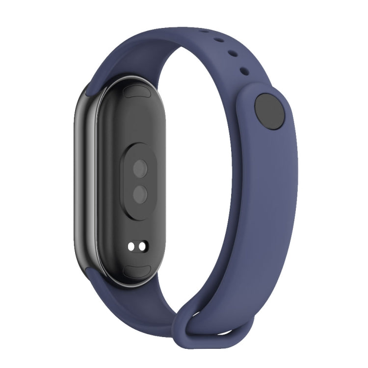 For Xiaomi Smart Band 10 / 9 / 8 Mijobs Solid Color Silicone Watch Band(Midnight Blue) - free shipping - PMC TechLife - Order now!