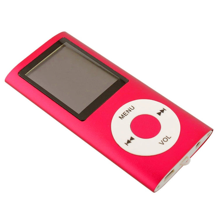 1.8 inch TFT Screen Metal MP4 Player With 16G TF Card+Earphone+Cable(Red) - free shipping - PMC Jewellery - Order now!
