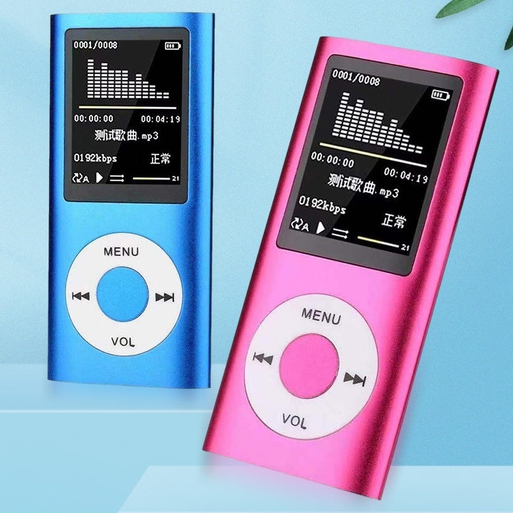 1.8 inch TFT Screen Metal MP4 Player With 8G TF Card+Earphone+Cable(Red) - free shipping - PMC Jewellery - Order now!
