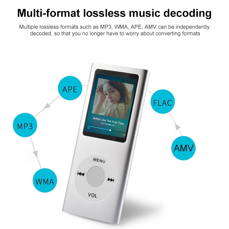 1.8 inch TFT Screen Metal MP4 Player With 16G TF Card+Earphone+Cable(Green) - free shipping - PMC Jewellery - Order now!