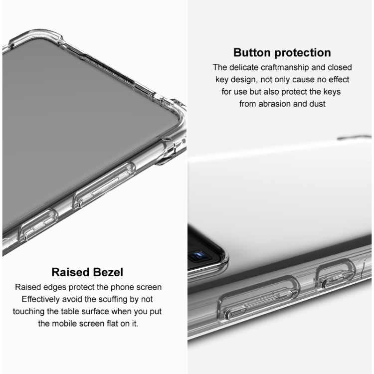 For Honor Magic6 Pro 5G imak Shockproof Airbag TPU Phone Case(Transparent) - Honor Cases by imak | Online Shopping South Africa | PMC TechLife | Buy Now Pay Later Mobicred