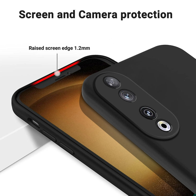For Honor 90 Solid Color Liquid Silicone Dropproof Full Coverage Phone Case(Black) - free shipping - PMC TechLife - Order now!