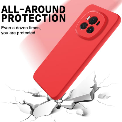 For Honor Magic6 Pure Color Liquid Silicone Shockproof Phone Case(Red) - Honor Cases by PMC Jewellery | Online Shopping South Africa | PMC Jewellery | Buy Now Pay Later Mobicred