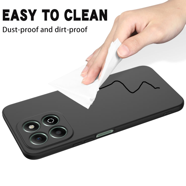 For Honor X6b 4G Solid Color Liquid Silicone Dropproof Full Coverage Phone Case(Black) - free shipping - PMC TechLife - Order now!