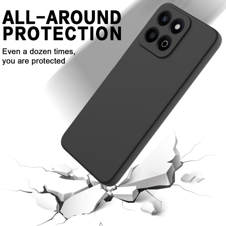 For Honor 200 Smart Solid Color Liquid Silicone Dropproof Full Coverage Phone Case(Black) - free shipping - PMC TechLife - Order now!