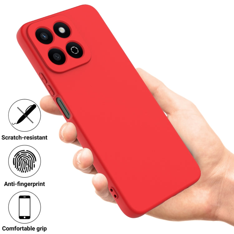 For Honor X7c / Play 200 Plus Solid Color Liquid Silicone Dropproof Full Coverage Phone Case(Red) - free shipping - PMC TechLife - Order now!