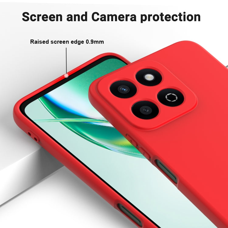 For Honor X7c / Play 200 Plus Solid Color Liquid Silicone Dropproof Full Coverage Phone Case(Red) - free shipping - PMC TechLife - Order now!