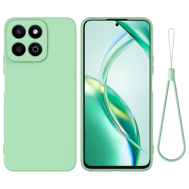 For Honor X7c / Play 200 Plus Solid Color Liquid Silicone Dropproof Full Coverage Phone Case(Green) - free shipping - PMC TechLife - Order now!