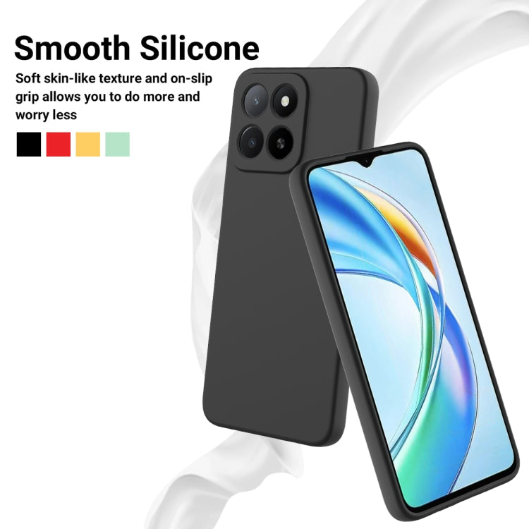 For Honor X5b / X5b Plus Solid Color Liquid Silicone Dropproof Full Coverage Phone Case(Black) - free shipping - PMC TechLife - Order now!