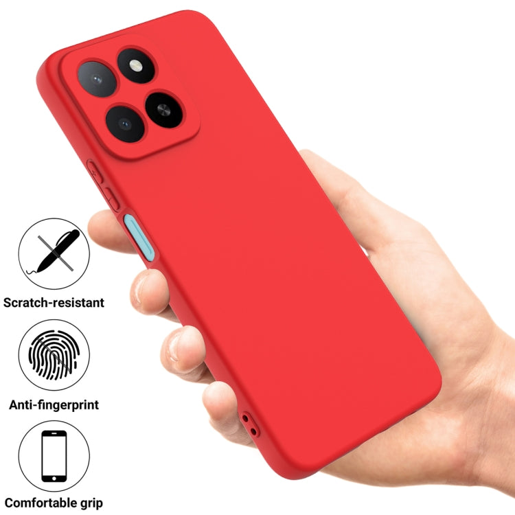 For Honor X5b / X5b Plus Solid Color Liquid Silicone Dropproof Full Coverage Phone Case(Red) - free shipping - PMC TechLife - Order now!