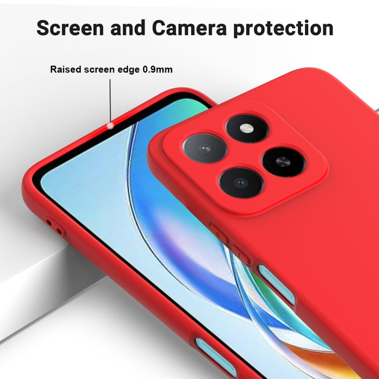 For Honor X5b / X5b Plus Solid Color Liquid Silicone Dropproof Full Coverage Phone Case(Red) - free shipping - PMC TechLife - Order now!