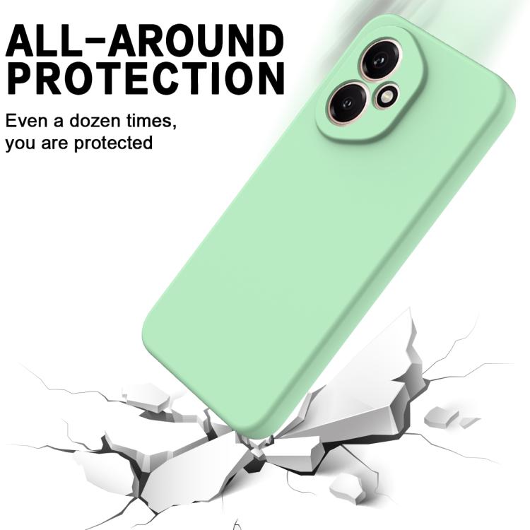For Honor 400 Global 156.5mm Solid Color Liquid Silicone Dropproof Full Coverage Phone Case(Green) - free shipping - PMC TechLife - Order now!