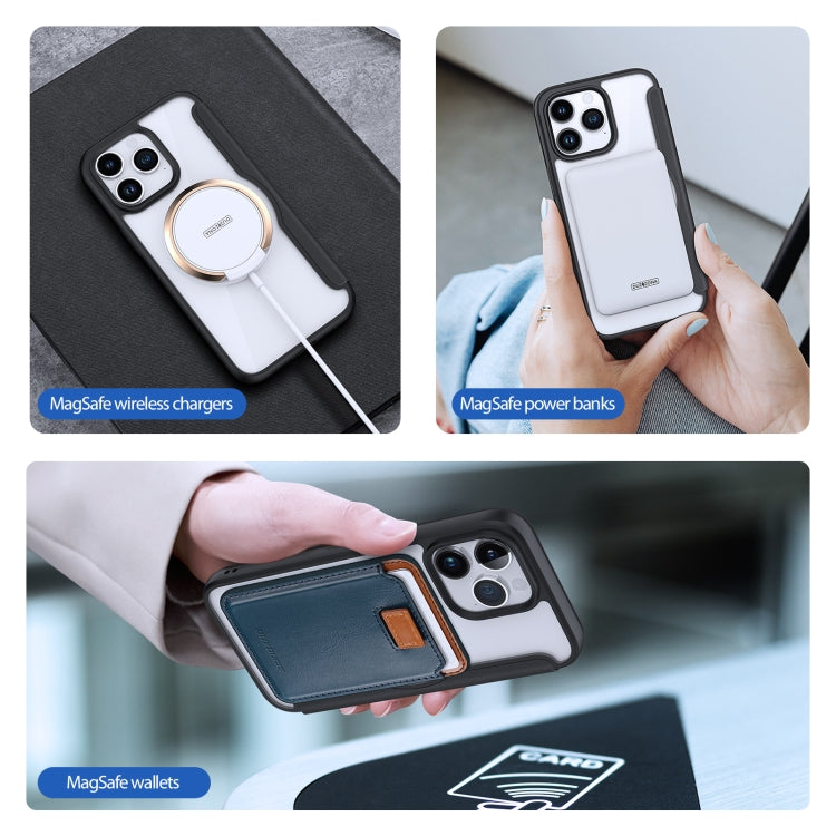 For iPhone 15 Pro Max DUX DUCIS Skin X Pro Series Magsafe PC + TPU Phone Leather Case(Black) - free shipping - PMC Jewellery - Order now!