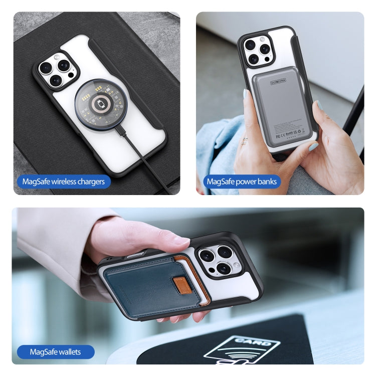 For iPhone 16 Pro Max DUX DUCIS Skin X Pro Series Magsafe PC + TPU Phone Leather Case(Black) - free shipping - PMC TechLife - Order now!