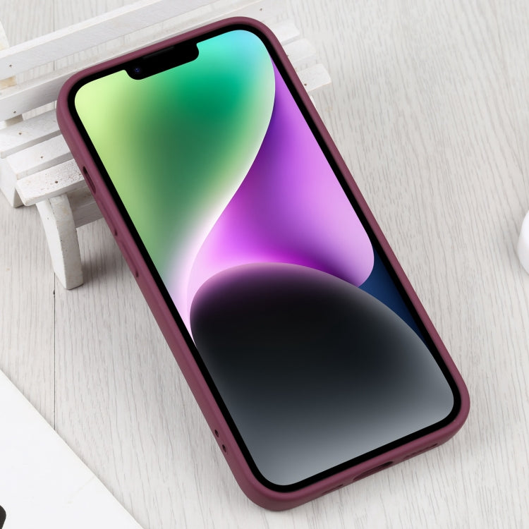 For iPhone 15 Liquid Silicone Magsafe Phone Case(Wine Red) - iPhone 15 Cases by PMC TechLife | Online Shopping South Africa | PMC TechLife