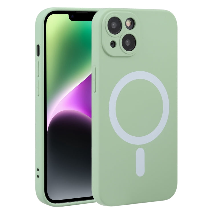 For iPhone 15 Plus Liquid Silicone Magsafe Phone Case(Green) - iPhone 15 Plus Cases by PMC TechLife | Online Shopping South Africa | PMC TechLife