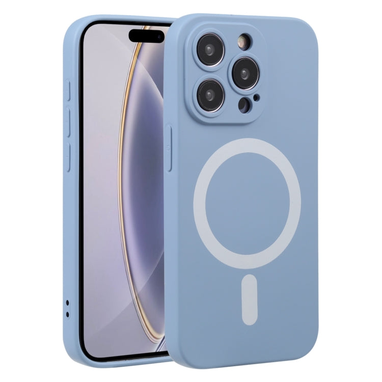 For iPhone 16 Pro Max Liquid Silicone Magsafe Phone Case(Lavender Grey) - free shipping - PMC Jewellery - Order now!