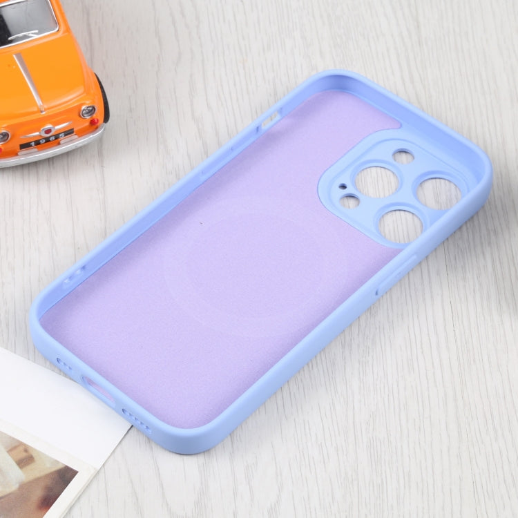 For iPhone 16 Pro Liquid Silicone Magsafe Phone Case(Light Purple) - iPhone 16 Pro Cases by PMC Jewellery | Online Shopping South Africa | PMC Jewellery | Buy Now Pay Later Mobicred