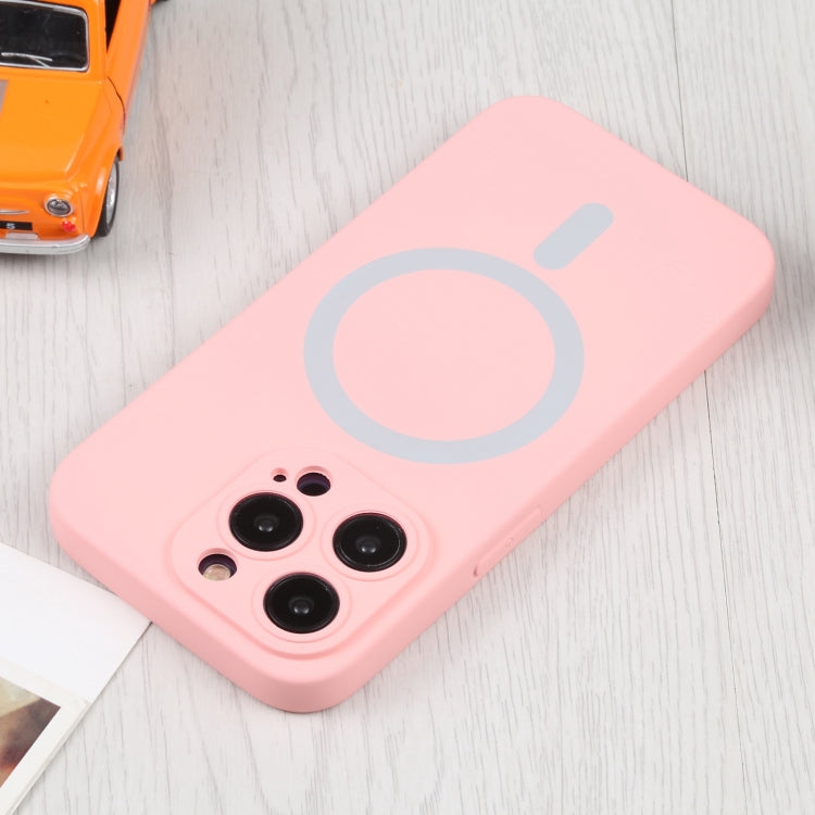 For iPhone 16 Plus Liquid Silicone Magsafe Phone Case(Pink) - iPhone 16 Plus Cases by PMC Jewellery | Online Shopping South Africa | PMC Jewellery | Buy Now Pay Later Mobicred