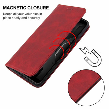 For Ulefone Armor X12 Magnetic Closure Leather Phone Case(Red) - Ulefone Cases by PMC Jewellery | Online Shopping South Africa | PMC Jewellery | Buy Now Pay Later Mobicred