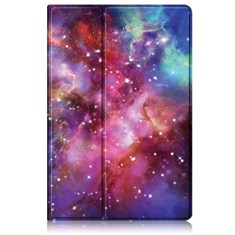 For Samsung Galaxy Tab S9 360 Rotation Stand Painted Smart Leather Tablet Case(Milky Way) - Galaxy Tab S9 Cases by PMC Jewellery | Online Shopping South Africa | PMC Jewellery | Buy Now Pay Later Mobicred