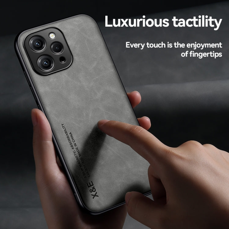 For Xiaomi Redmi Note 13 4G Skin Feel Magnetic Leather Back Phone Case(Green) - Xiaomi Cases by PMC TechLife | Online Shopping South Africa | PMC TechLife | Buy Now Pay Later Mobicred