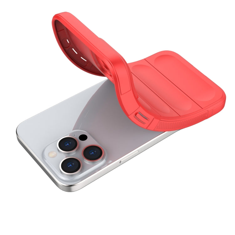 For iPhone 15 Pro Max Magic Shield TPU + Flannel Phone Case(White) - iPhone 15 Pro Max Cases by PMC TechLife | Online Shopping South Africa | PMC TechLife