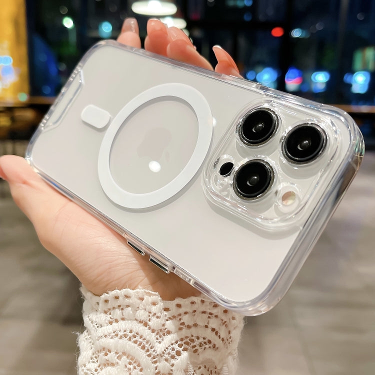For iPhone 16 Pro Max Space MagSafe Acrylic Hybrid TPU Phone Case(Transparent) - iPhone 16 Pro Max Cases by PMC TechLife | Online Shopping South Africa | PMC TechLife | Buy Now Pay Later Mobicred