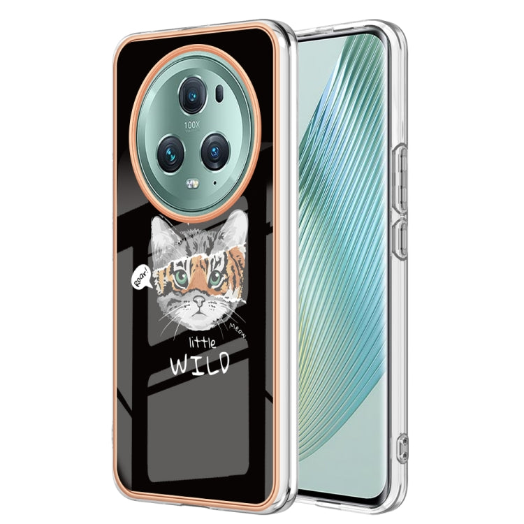 For Honor Magic 5 Pro Electroplating Marble Dual-side IMD Phone Case(Natural Growth) - Honor Cases by PMC TechLife | Online Shopping South Africa | PMC TechLife | Buy Now Pay Later Mobicred